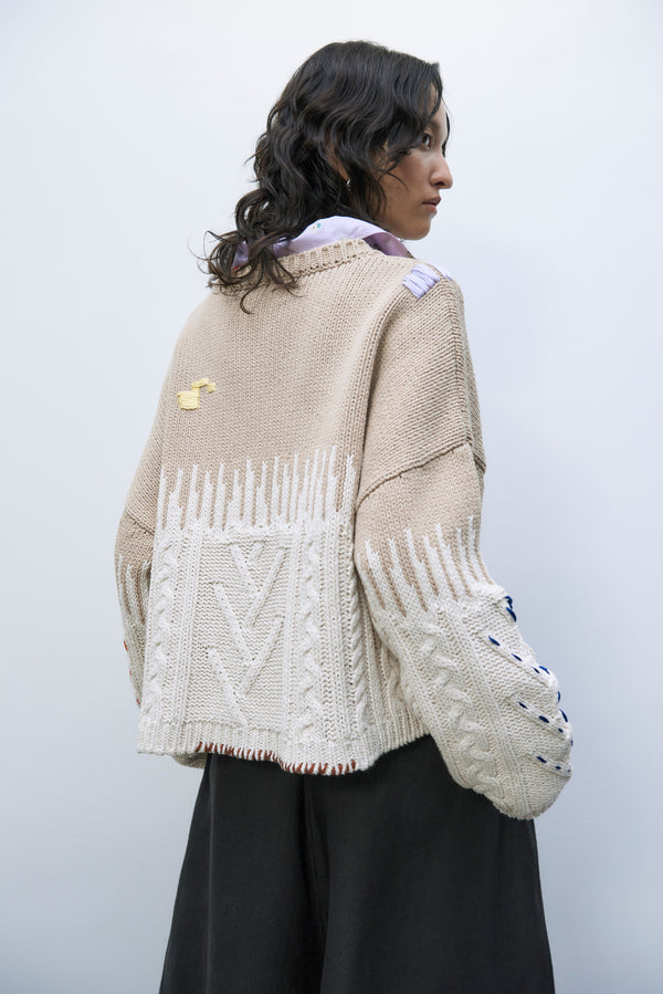 Embroidered Cardigan