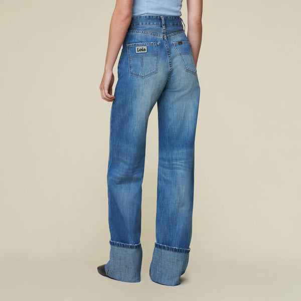 Jeans Rosa Turn Up