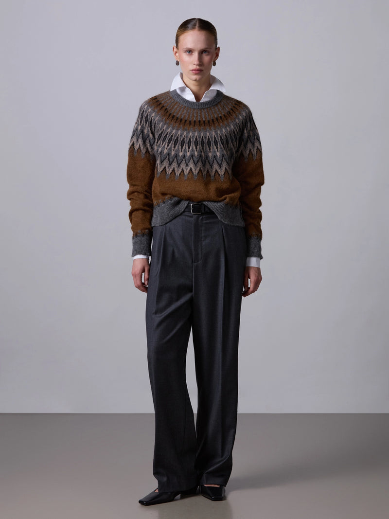 Knit Cropped Roundneck