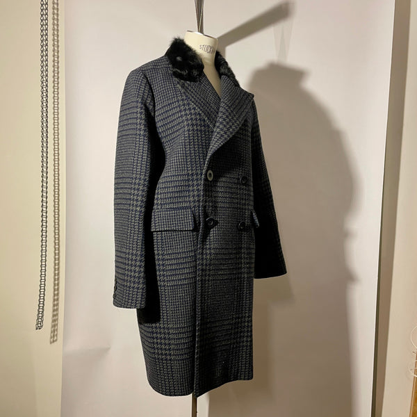 Sacai Overcoat Glencheck