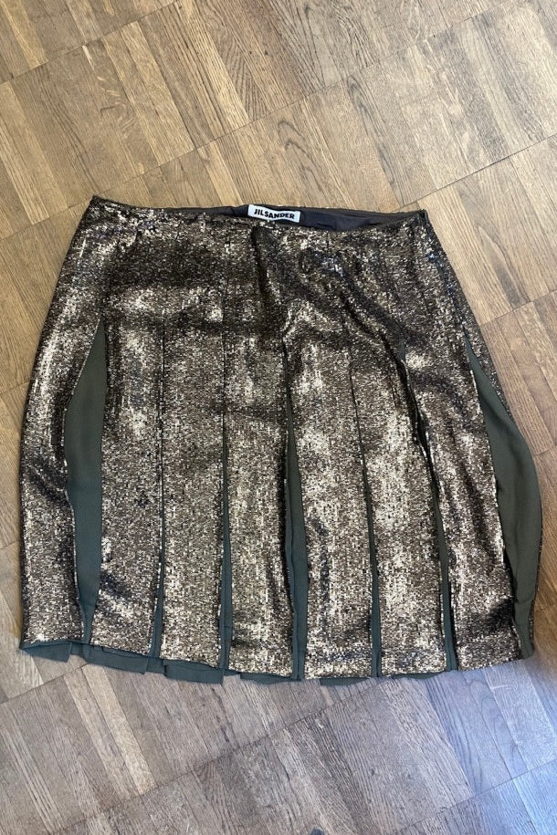 S Jil Sander Pailletten-Rock S
