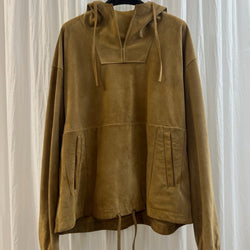 Acne Leder Hoodie L