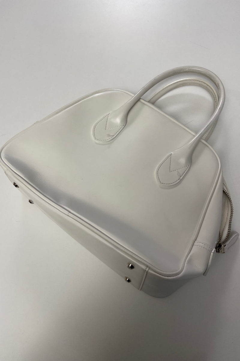 S Comme des Garçons Aoyama Handtasche weiss