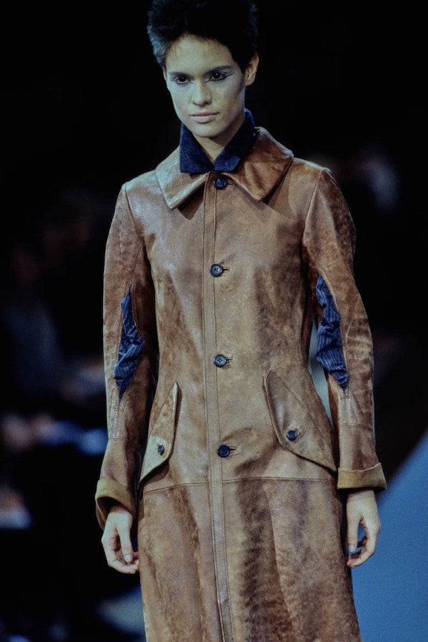 Yohji Yamamoto Runway 1995 Lederjacke S