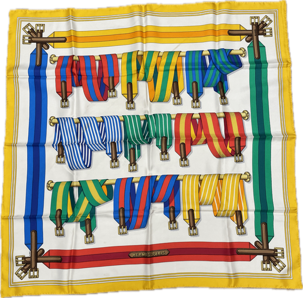Hermès Foulard 90 Les Sangles