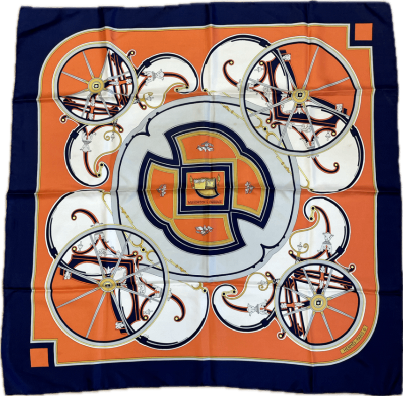 Hermès Foulard 90 Washington's Carriage