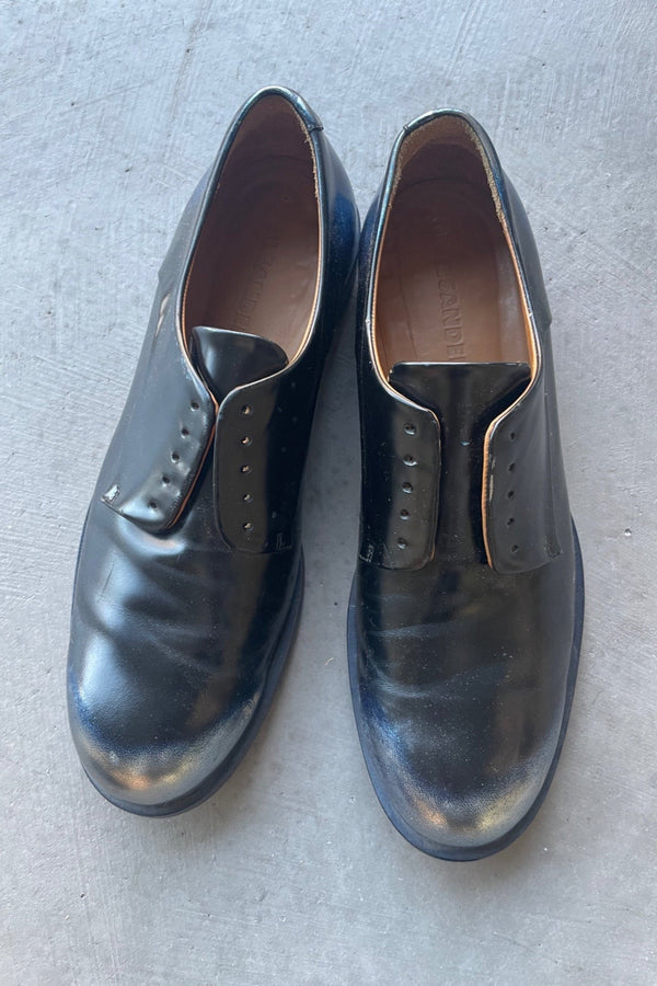 Jil Sander Schnürschuhe 40 Metallic