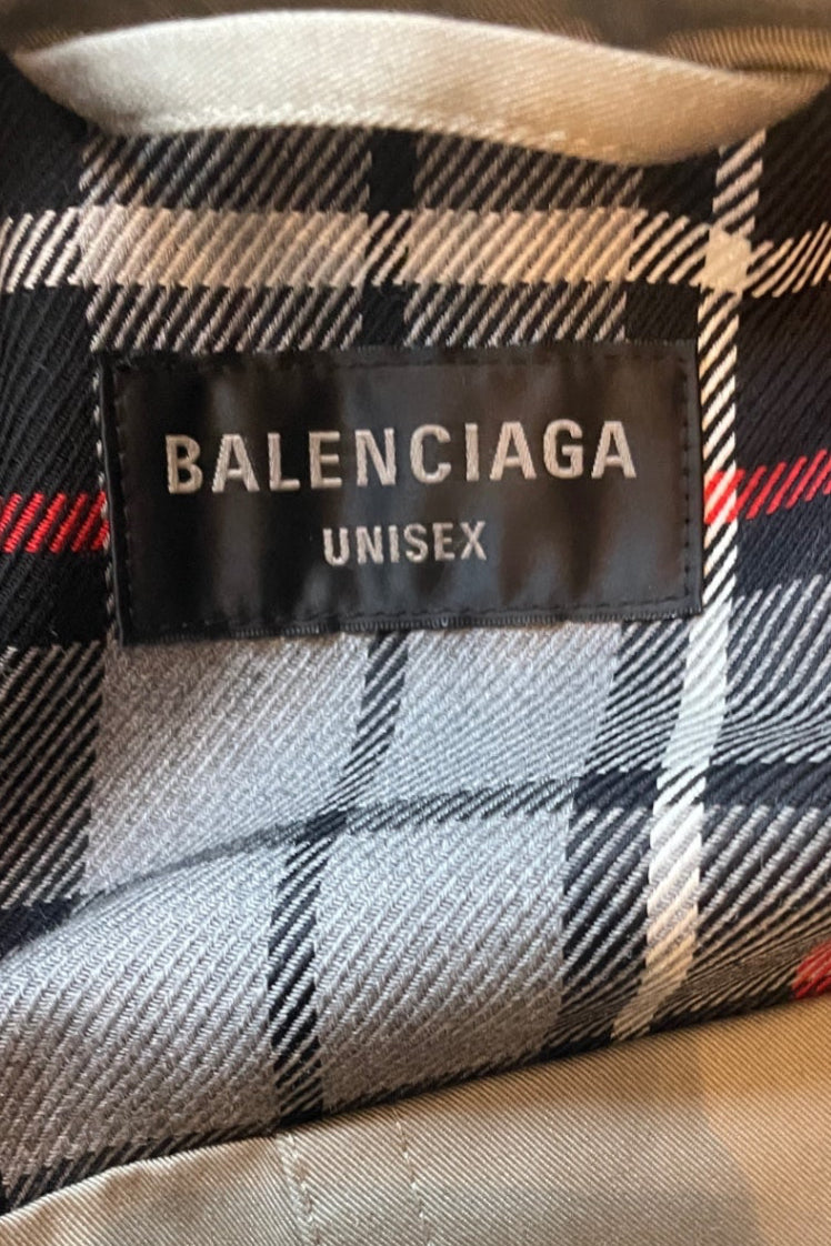 S Balenciaga Folded Trench