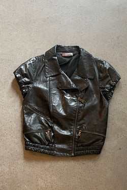 Prada Leather Gilet S