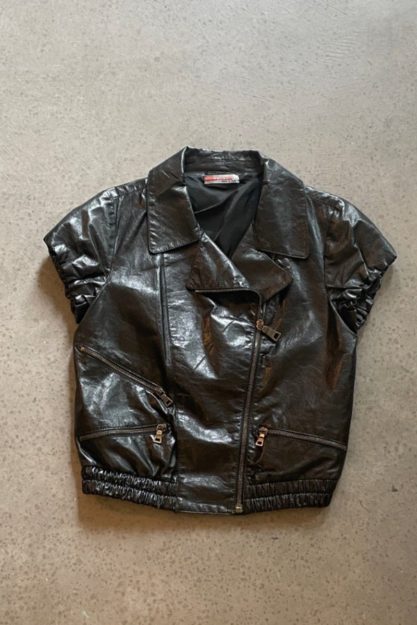 Prada Leather Gilet S