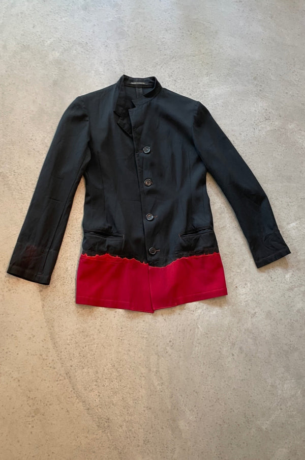Yohji Yamamoto Coat crocheted lace