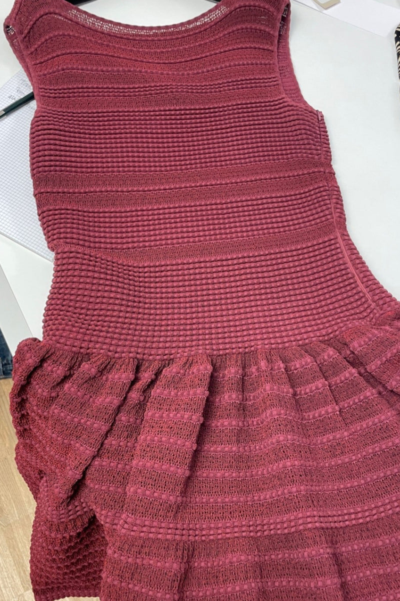 S Alaïa Strickkleid
