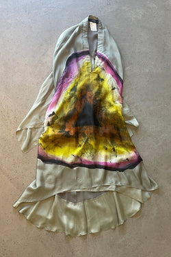 S Etro Handpainted runway Dress 2008