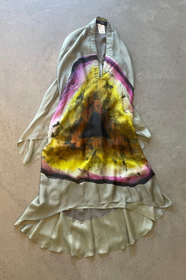 S Etro Handpainted runway Dress 2008