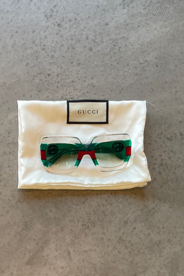 A Gucci Sunglasses with velvet box
