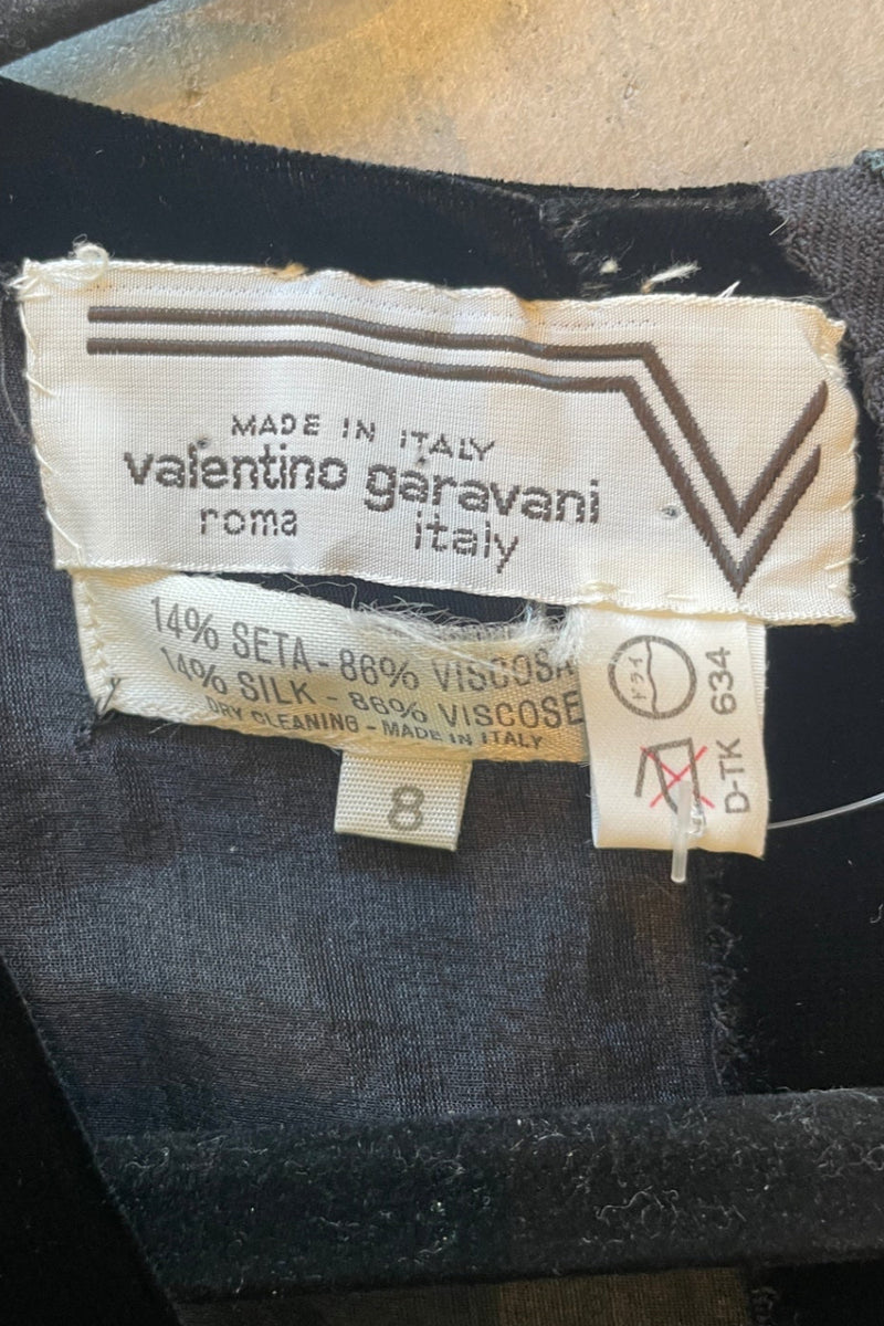 S Valentino Garavani 1970s Evening Dress