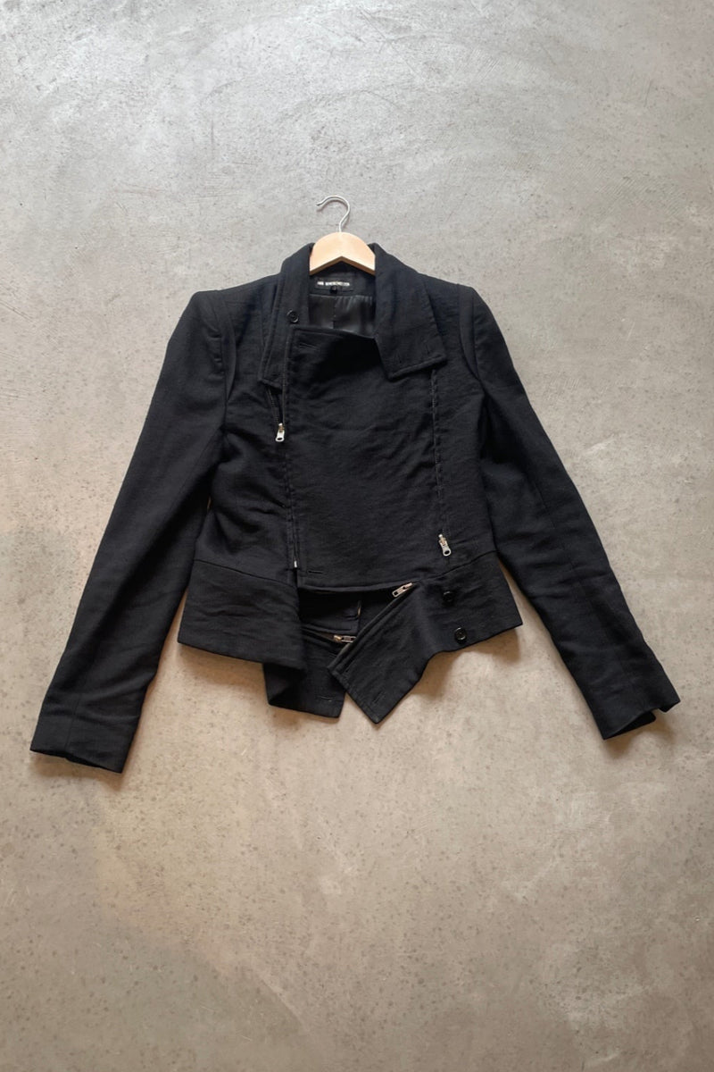Ann Demeulemeester Biker Jacke S/M