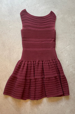 S Alaïa Strickkleid