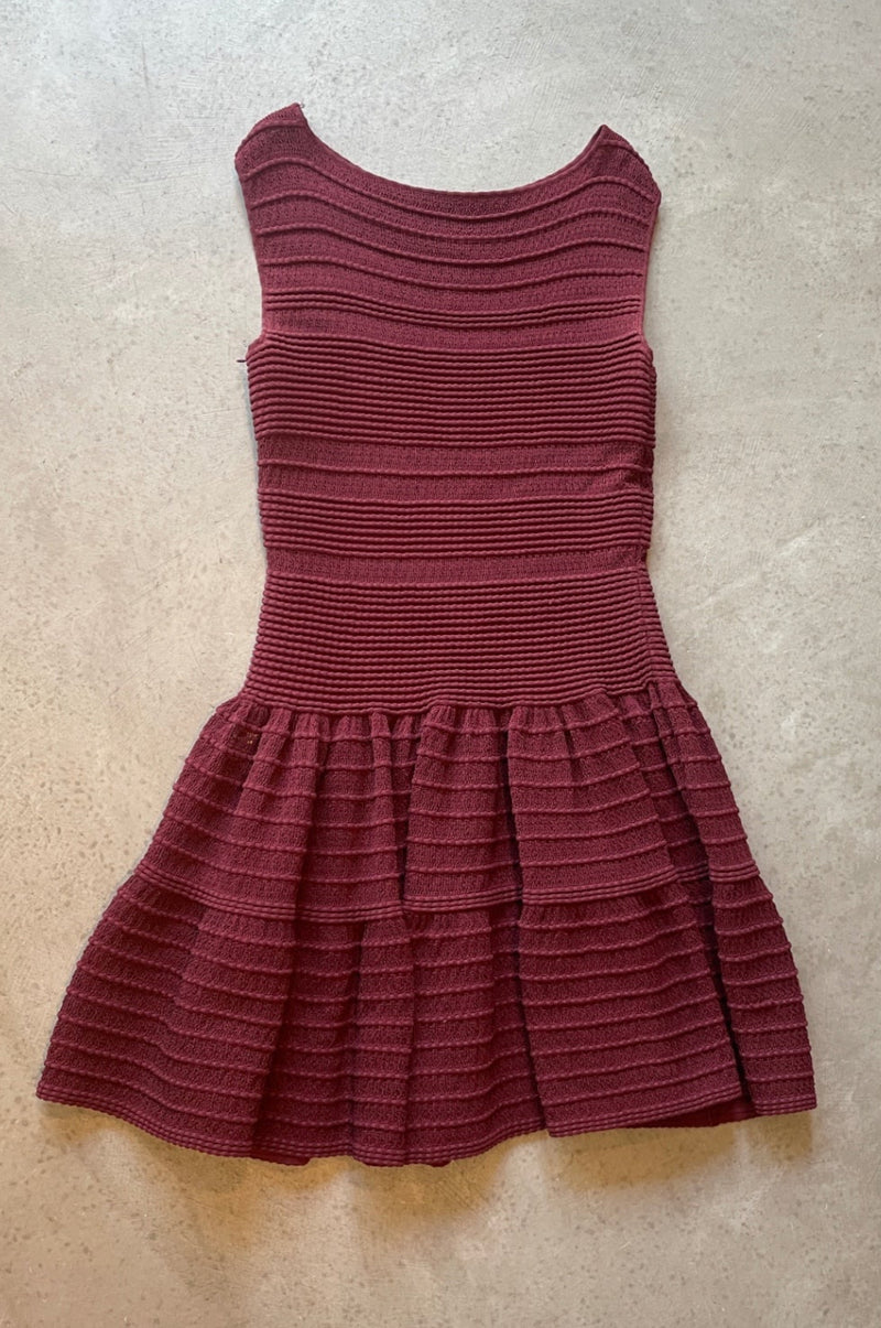 S Alaïa Strickkleid