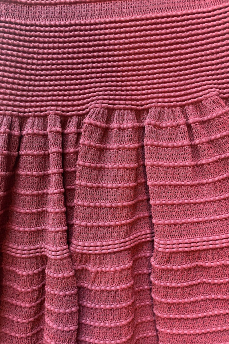 S Alaïa Strickkleid
