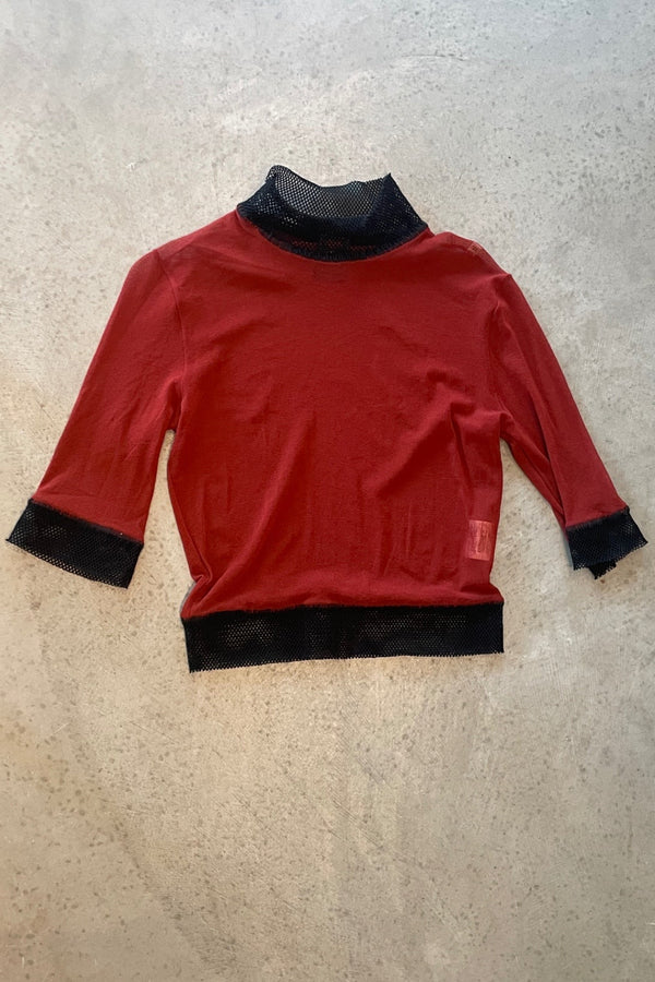 S Jean Paul Gaultier Classique Mesh T-Shirt M