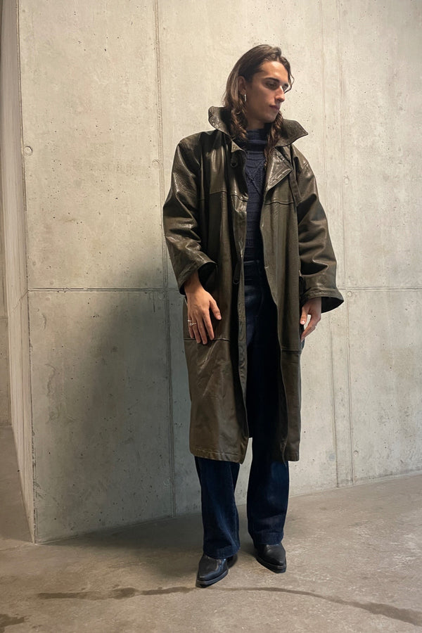 Ivan Grundahl Ledermantel L