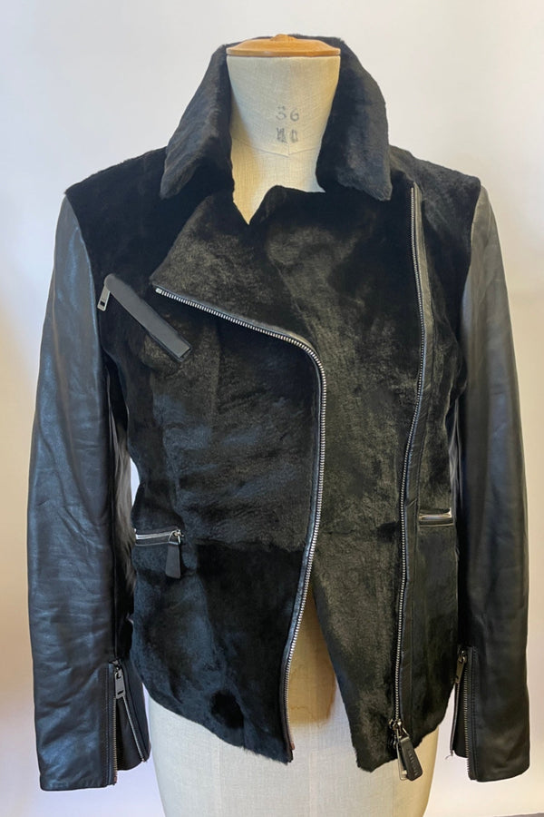 Jil Sander Semi-Pelzjacke
