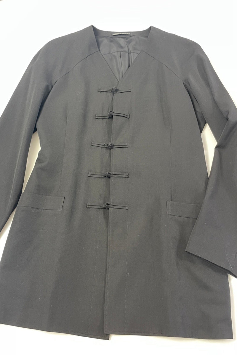 Yohji Yamamoto Kragenloser Veston 50