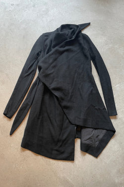 S Rick Owens wool coat