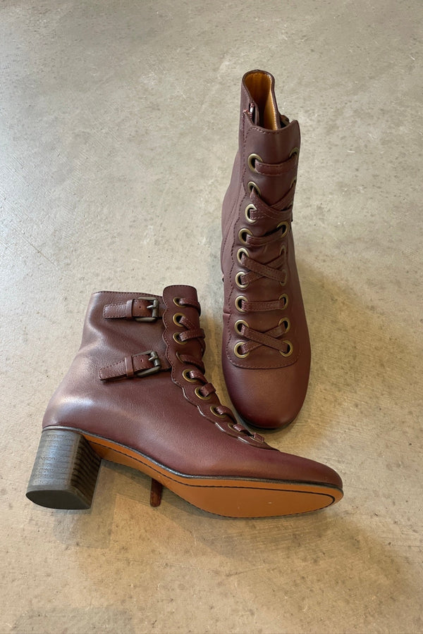 Chloé Deep Purple Boots 37,5