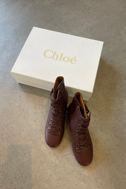 Chloé Deep Purple Boots 37,5