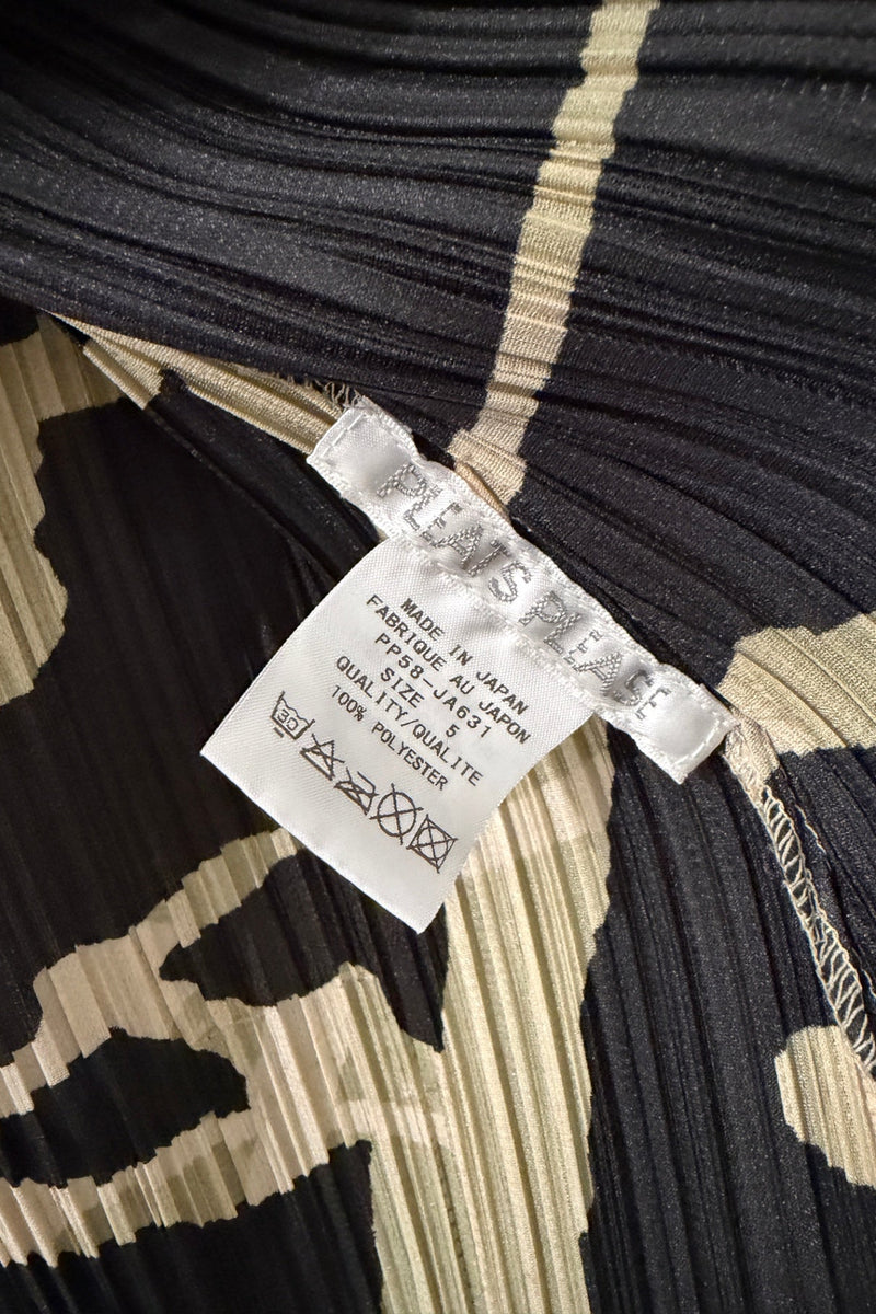 Issey Miyake Pleats Please Jacke Print OS