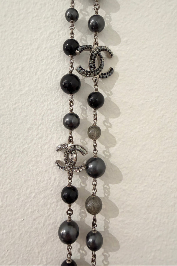 Chanel Halskette black