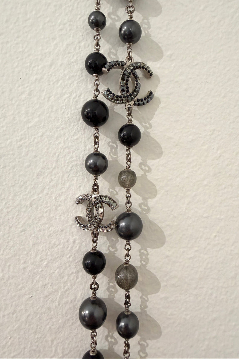 Chanel Halskette black