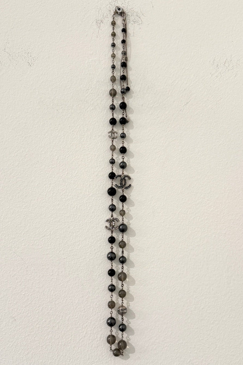 Chanel Halskette black