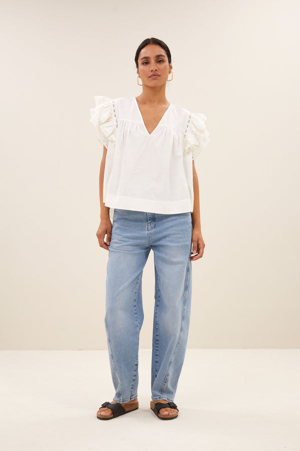 River Poplin Blouse