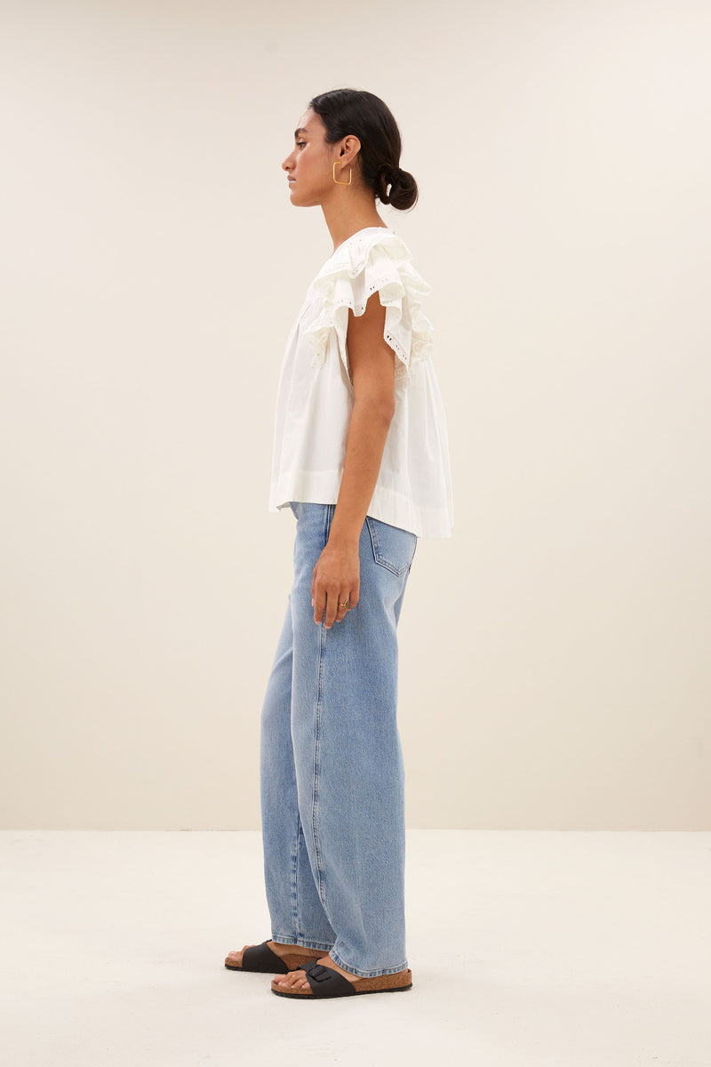 River Poplin Blouse