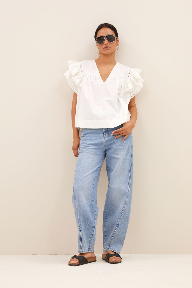River Poplin Blouse