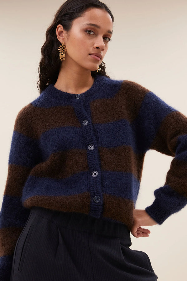 Sian Stripe Cardigan
