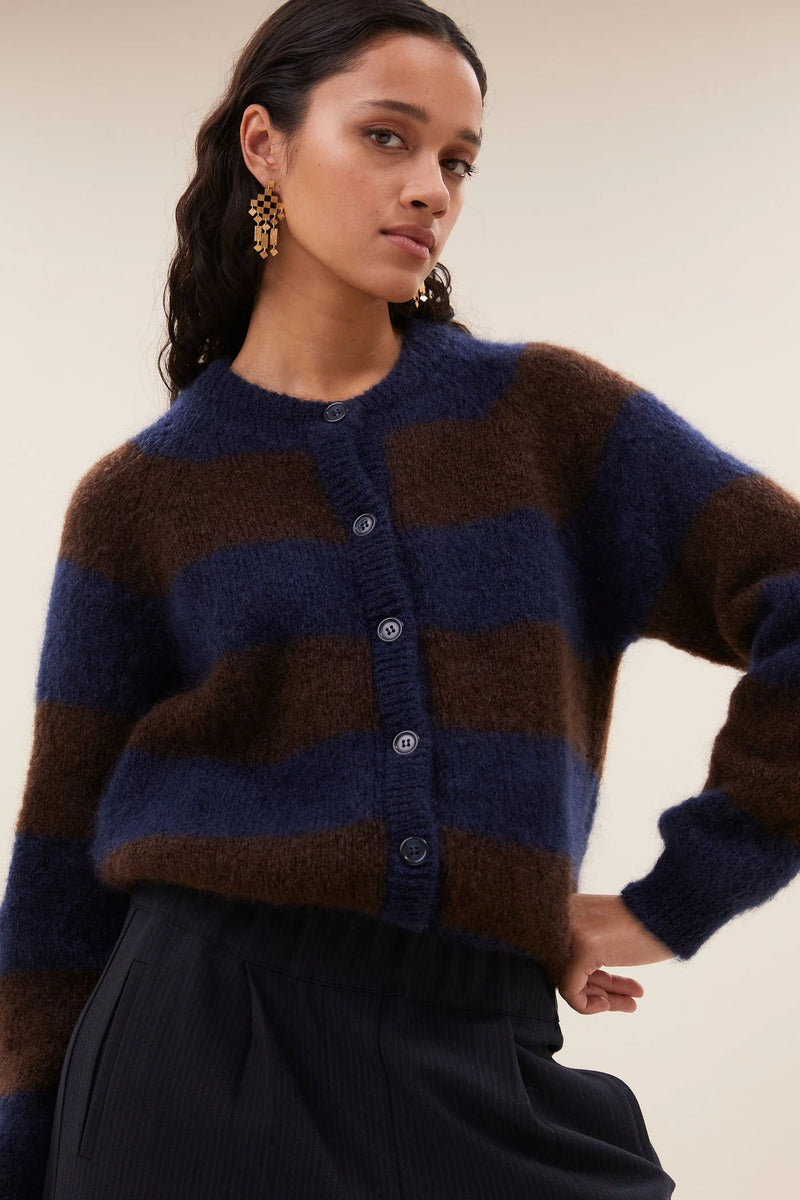 Sian Stripe Cardigan