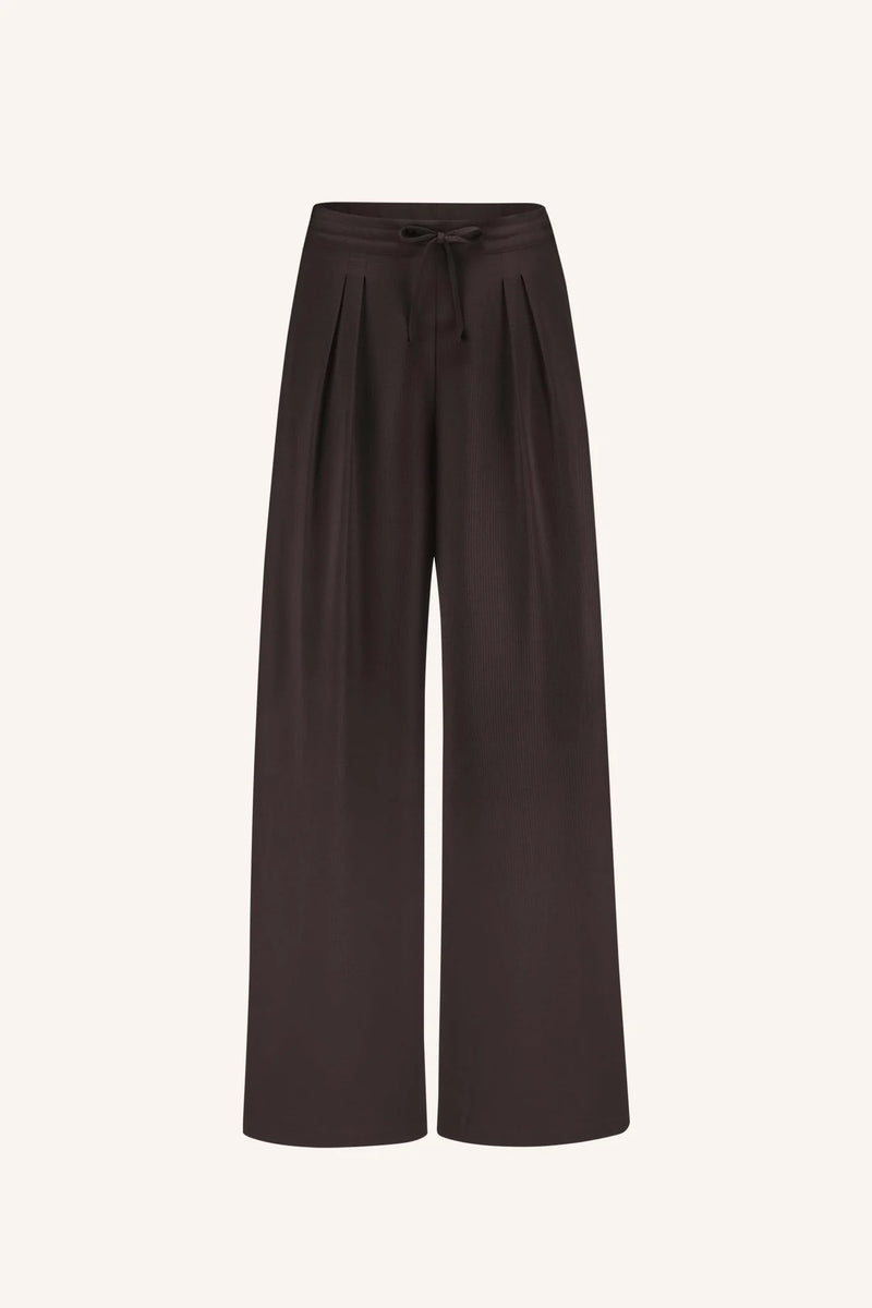 Uma Satin Stripe Pants