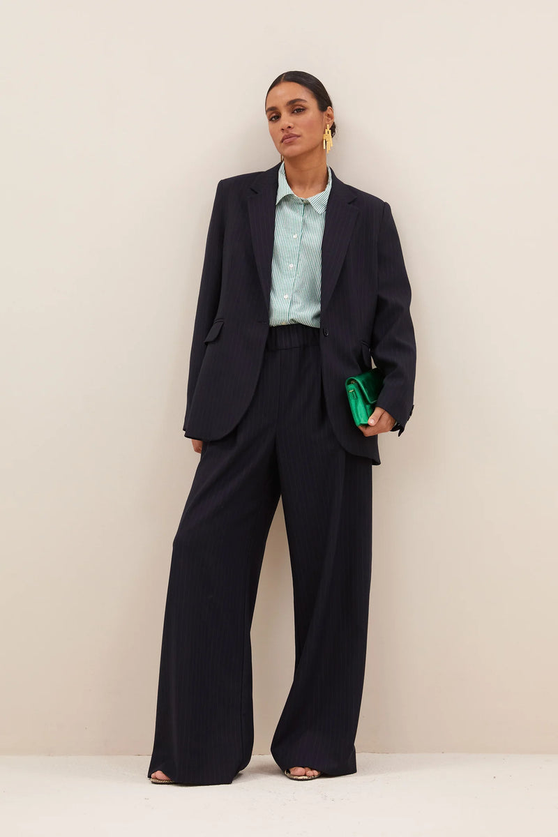 Jill Pinsripe Blazer