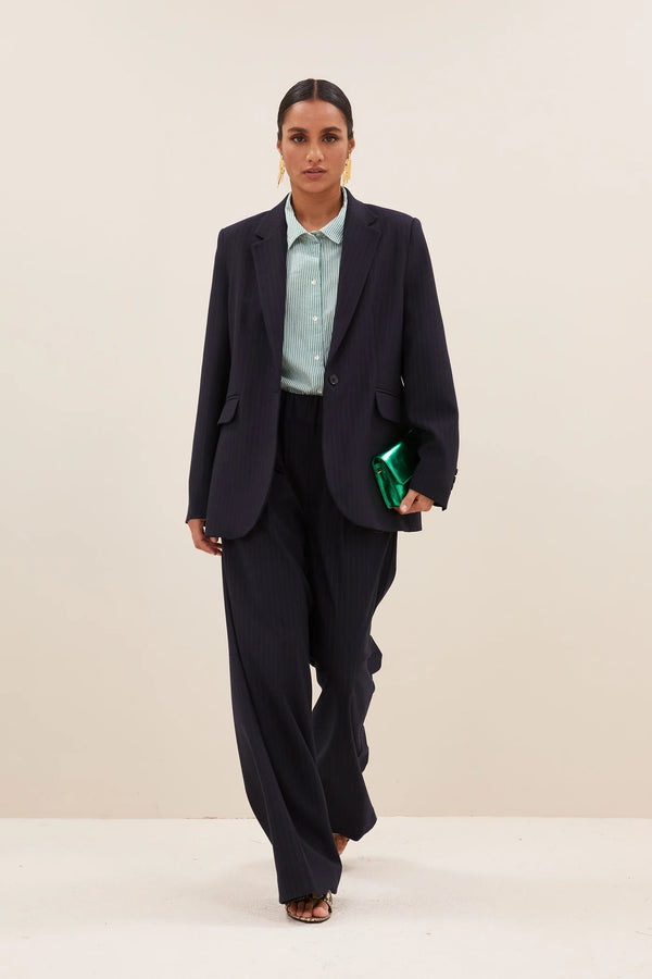 Jill Pinsripe Blazer