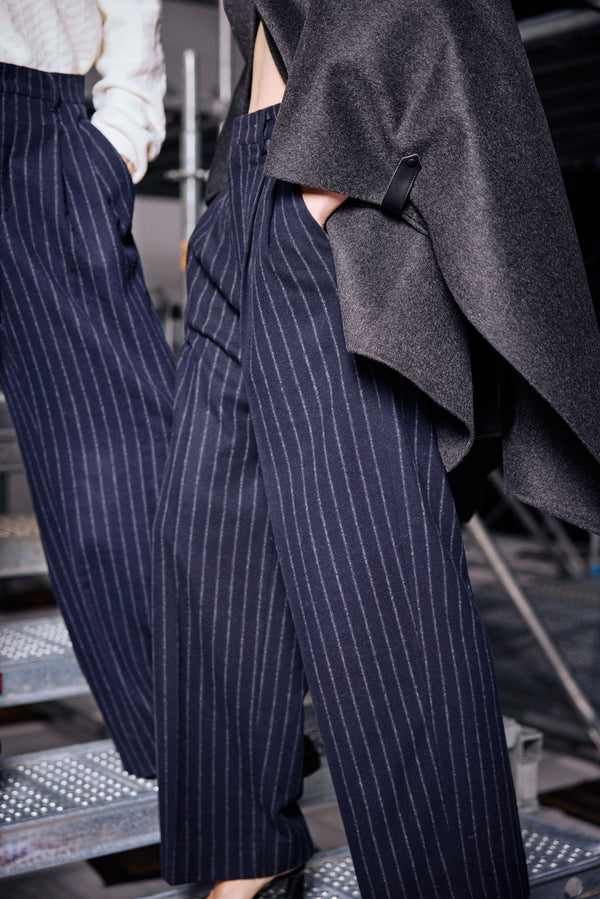 Noa Flannel Chalk Stripe