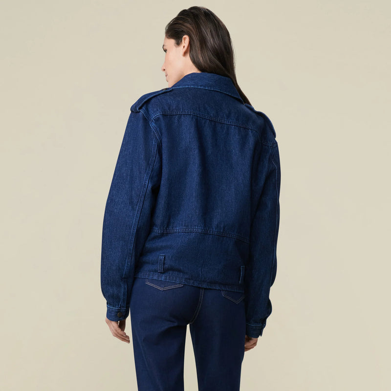 Beryl Dark Denim Jacket