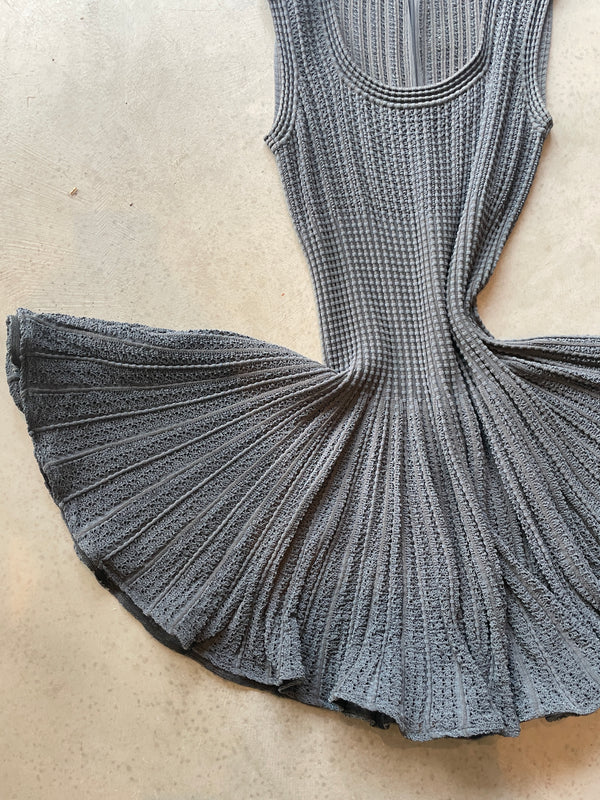 S Alaia Knit Dress 38