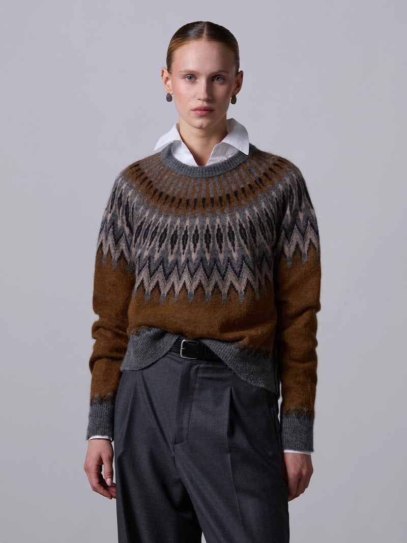 Knit Cropped Roundneck