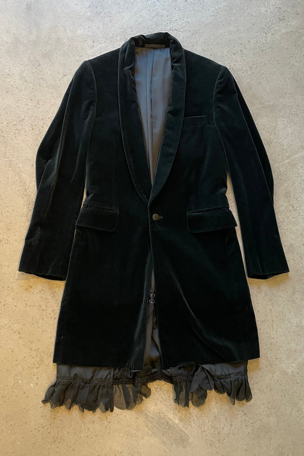 S Comme des Garçons Velvet Coat