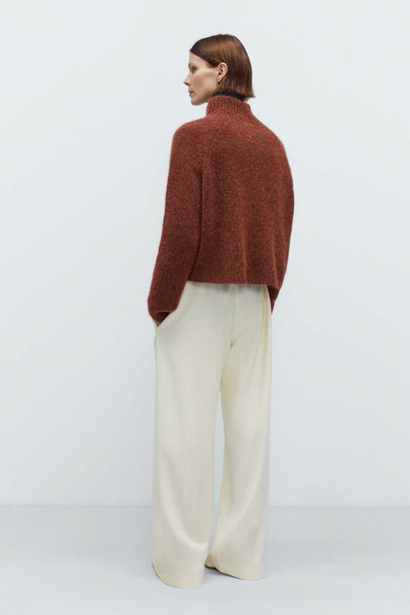 Baby Alpaca Polo Sweater