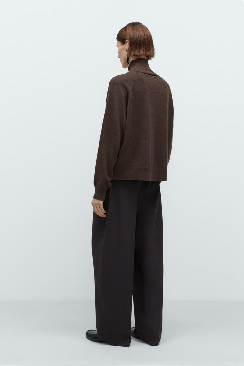 Merino Wool Buttoned Sweater